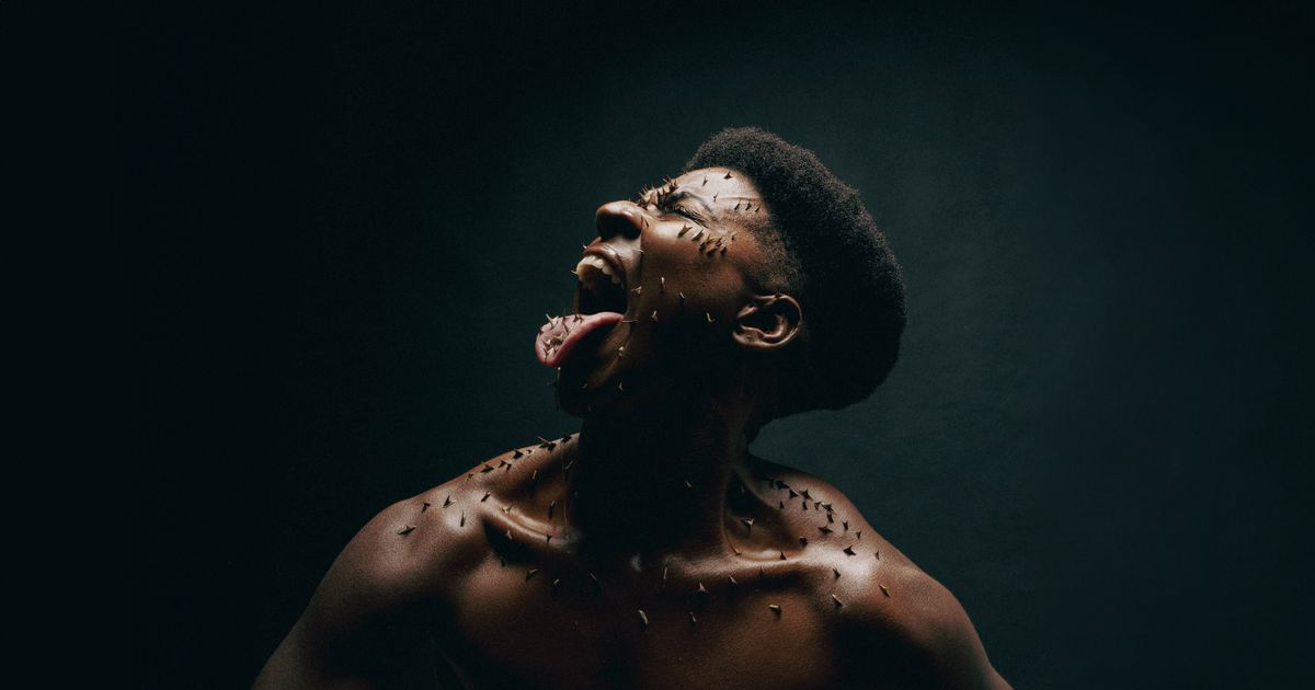 Bitemarks on her tongue